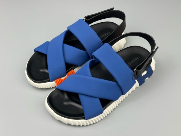 Hermès Electric Sandal Blue 2026 | Drip Kickz Hermès Electric Sandal Blue - Image 3