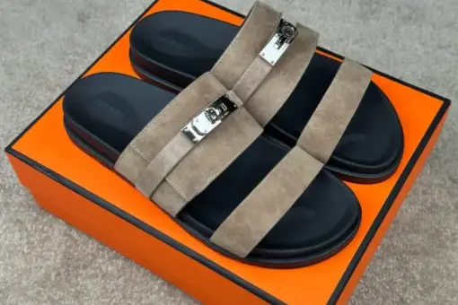 Hermes Jackson Sandals Beige