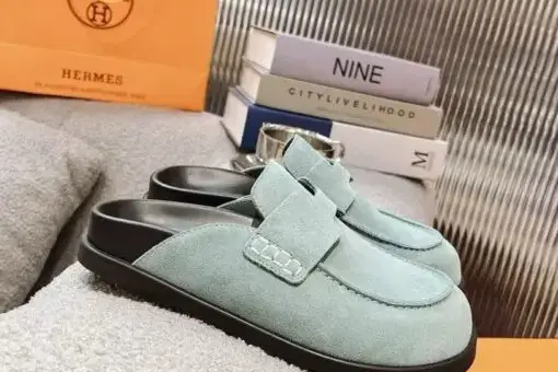 Hermes Go Mule Green