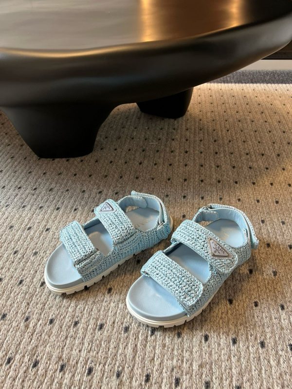 Prada Sandals Sky Blue 2026 | Drip Kickz Prada Sandals Sky Blue - Image 2
