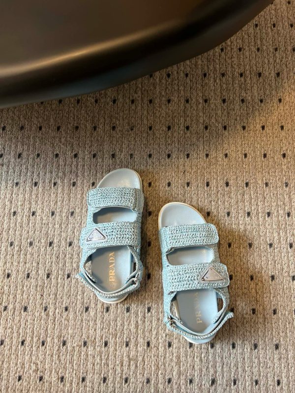 Prada Sandals Sky Blue 2026 | Drip Kickz Prada Sandals Sky Blue - Image 3