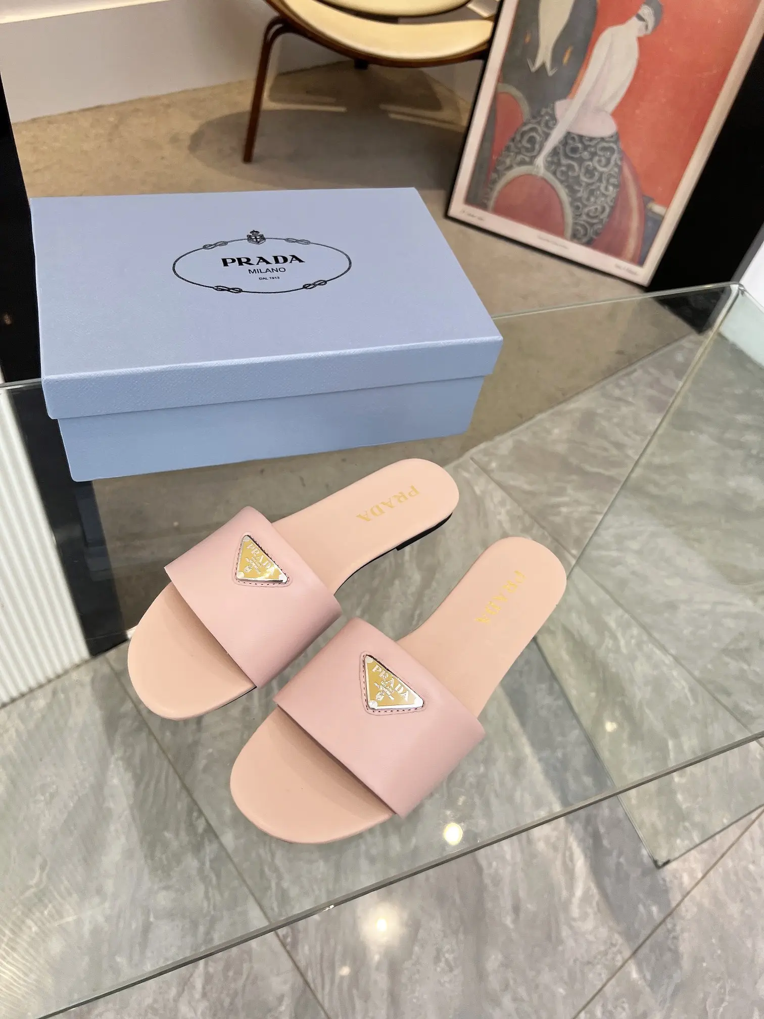 Prada Slipper Pink 2026 | Drip Kickz Prada Slipper Pink