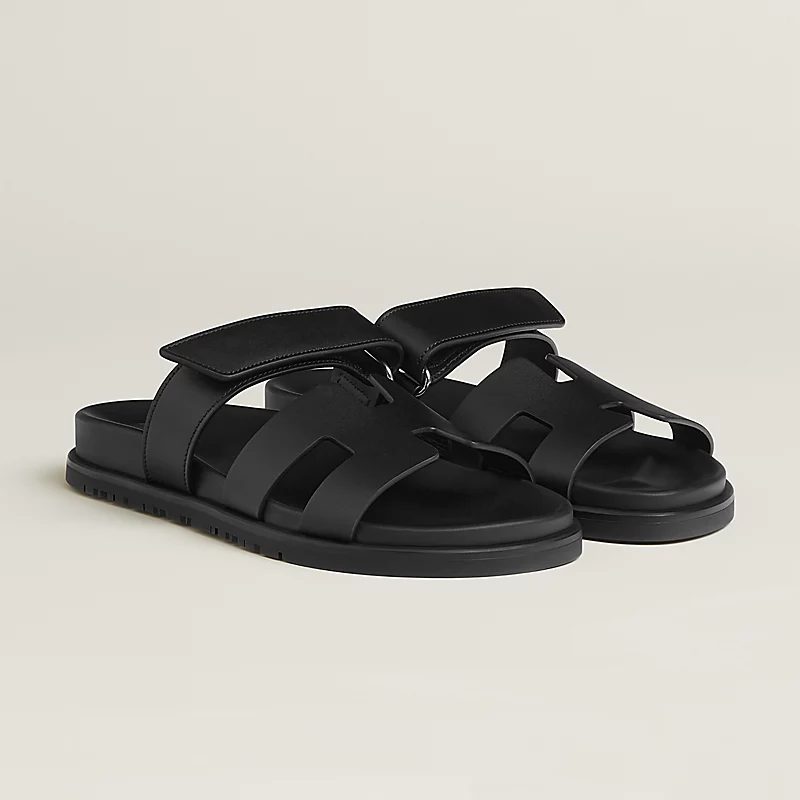 Hermès Chypre Sandals Black 2026 | Drip Kickz Hermès Chypre Sandals Black