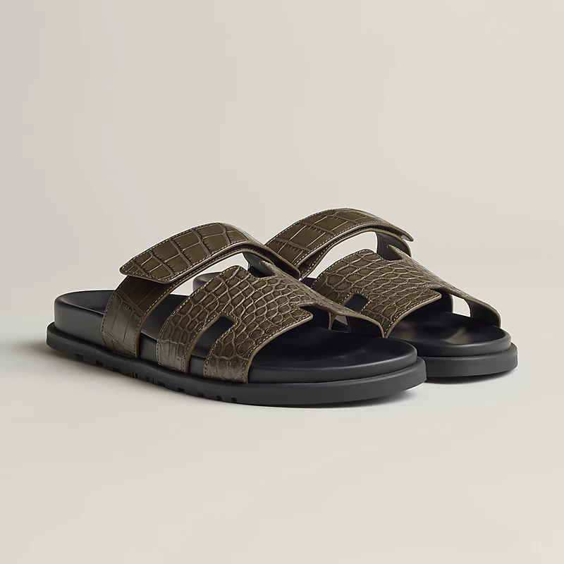 Hermès Chypre Sandal Tundra Green 2026 | Drip Kickz Hermès Chypre Sandal Tundra Green