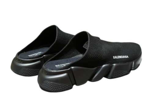 Balenciaga Speed 2.0 Recycled Knit Mule Slipper Full Black