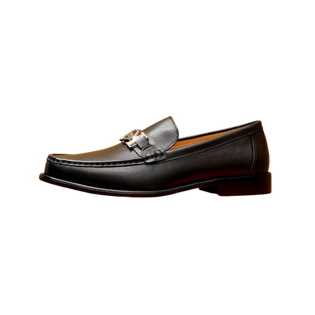 Hermès Destin Black Calfskin Loafers Palladium-Plated Kelly Buckle 2026 | Drip Kickz Hermès Destin Black Calfskin Loafers Palladium-Plated Kelly Buckle