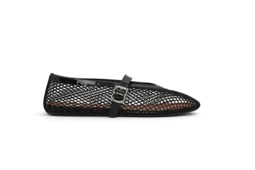 Alaïa Ballet Flats Fishnet