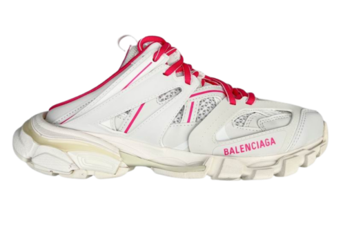 Balenciaga Track Mule Runners White Red