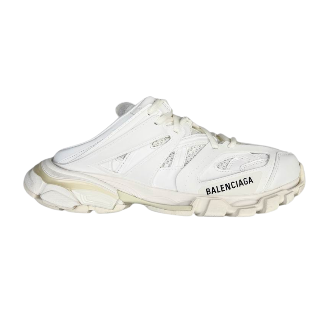 Balenciaga Track Mule Runners White 2026 | Drip Kickz Balenciaga Track Mule Runners White