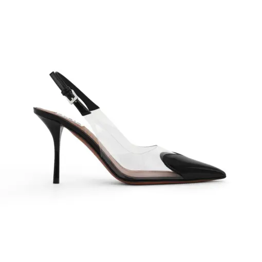 Alaïa Bloom Slingbacks Nappa Black 2026 | Drip Kickz Alaïa Bloom Slingbacks Nappa Black