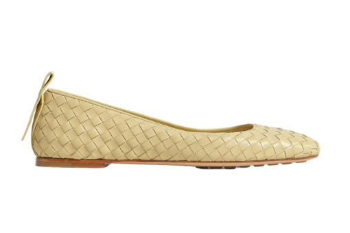 Bottega Veneta Charlotte Ballerina Beige
