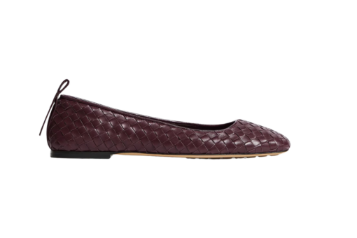 Bottega Veneta Charlotte Ballerina Brown