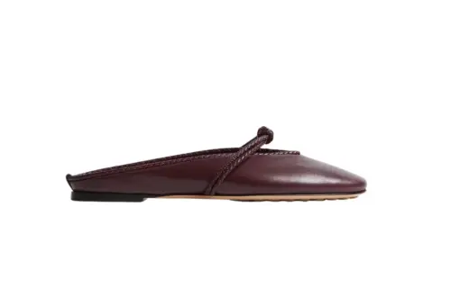 Bottega Veneta Rosa Mary Jane Ballerina Brown