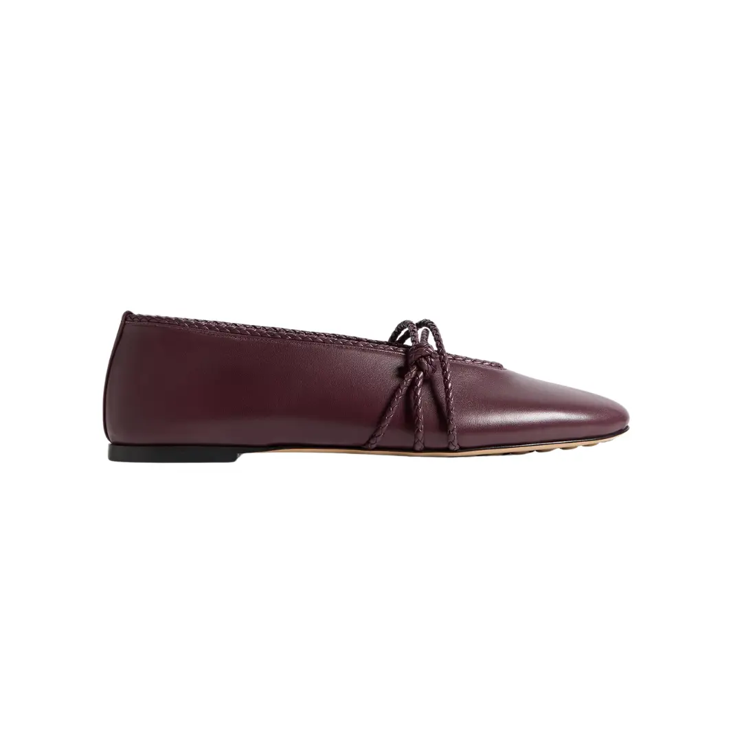Bottega Veneta Rosa Mary Jane Ballerina Mahogany 2026 | Drip Kickz Bottega Veneta Rosa Mary Jane Ballerina Mahogany