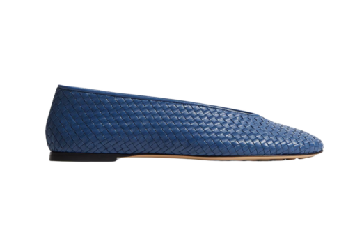 Bottega Veneta Rosa Ballerina Deep Blue