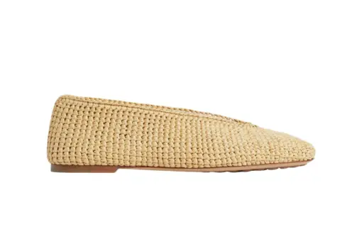 Bottega Veneta Rosa Ballerina Beige