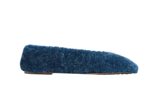 Bottega Veneta Rosa Ballerina Merino Shearling