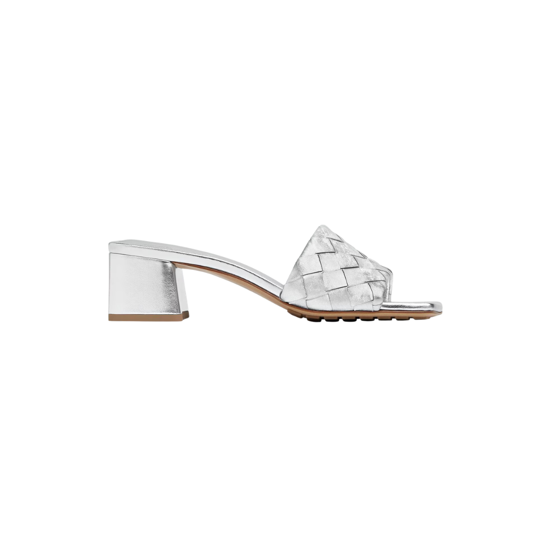Bottega Veneta Parco Mule Silver 2026 | Drip Kickz Bottega Veneta Parco Mule Silver