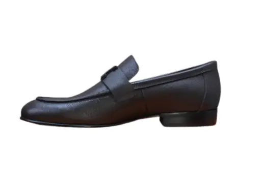 Hermes Paris Loafers Brown Grained