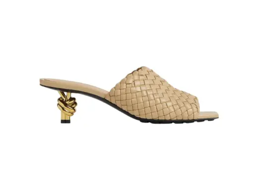 Bottega Veneta Knot Mule Cane Sugar