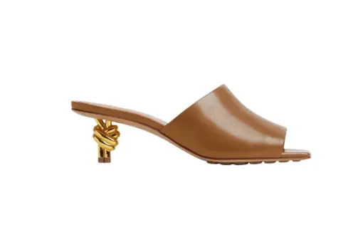 Bottega Veneta Knot Mule Wood