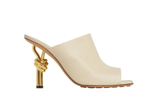 Bottega Veneta Knot Mule Sea Salt