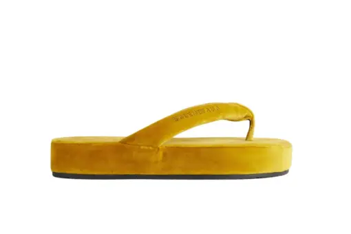 Balenciaga Jet Lag Thong Yellow