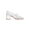 Alaïa Mary Janes 55 Fishnet White