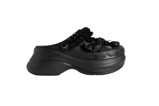 Balenciaga Crocs Mule Jibbitz Black