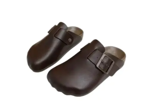 Balenciaga Sunday Matte Calfskin Mules Brown