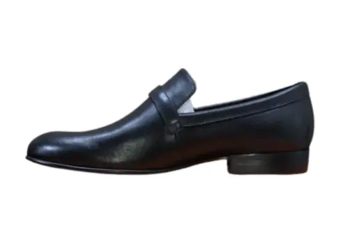 Hermes Men’s Black Slip-On Loafers