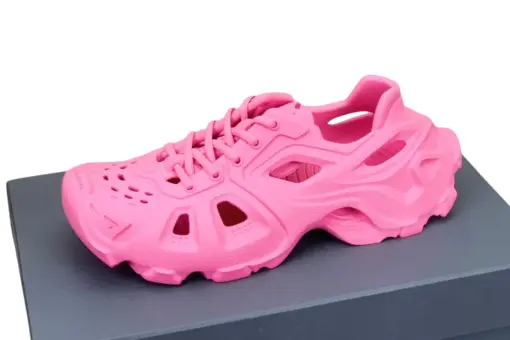 Balenciaga HD Lace-Up Sneakers Pink Rubber