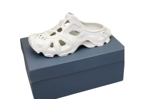 Balenciaga Hd Rubber Mules Light Beige Color