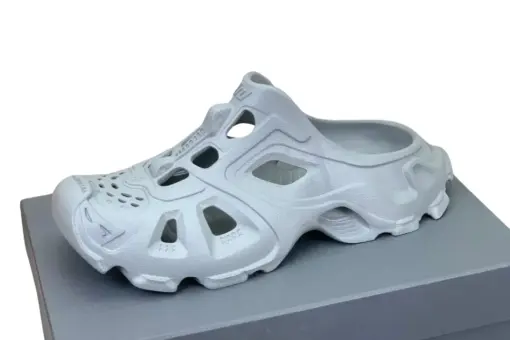 Balenciaga Hd Rubber Mules Grey Color