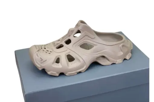 Balenciaga Hd Rubber Mules Grey