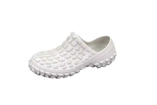 Balenciaga Bouncer Clog Sandals White