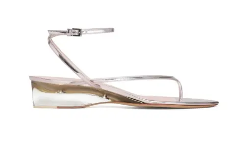 Alaïa Invisible Thong Mirror Calfskin