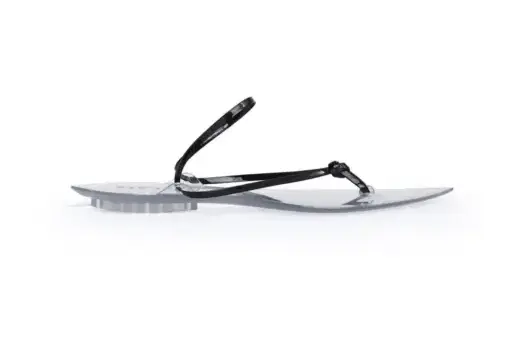 Alaïa Invisible Jelly Thong Patent Leather Black