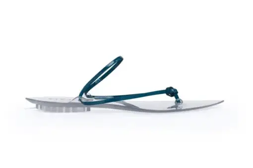 Alaïa Invisible Jelly Thong Patent Leather China Blue
