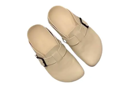 Balenciaga Sunday Mules Beige Suede