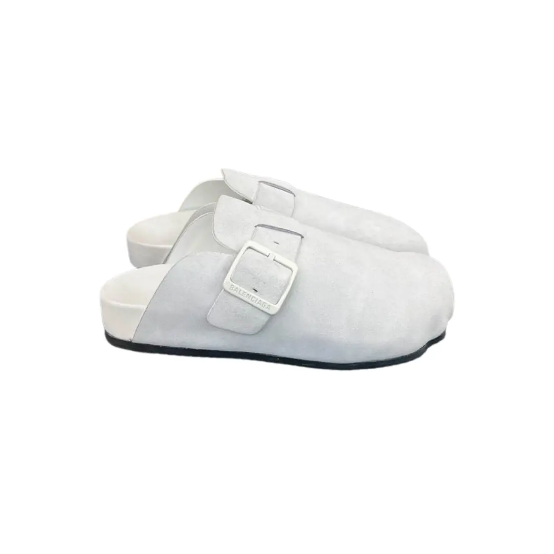Balenciaga Clogs Buckle Strap White 2026 | Drip Kickz Balenciaga Clogs Buckle Strap White