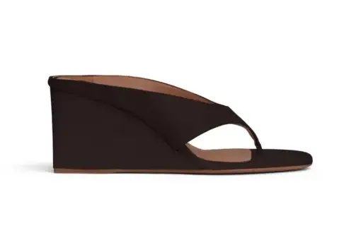 Alaïa Cube Thong Mules Suede