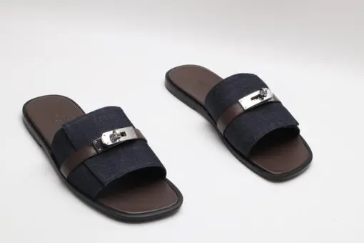Hermès Gabriel Sandal Washed Black 2026 | Drip Kickz Hermès Gabriel Sandal Washed Black
