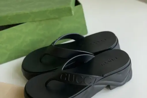 Rubber Sandals Black