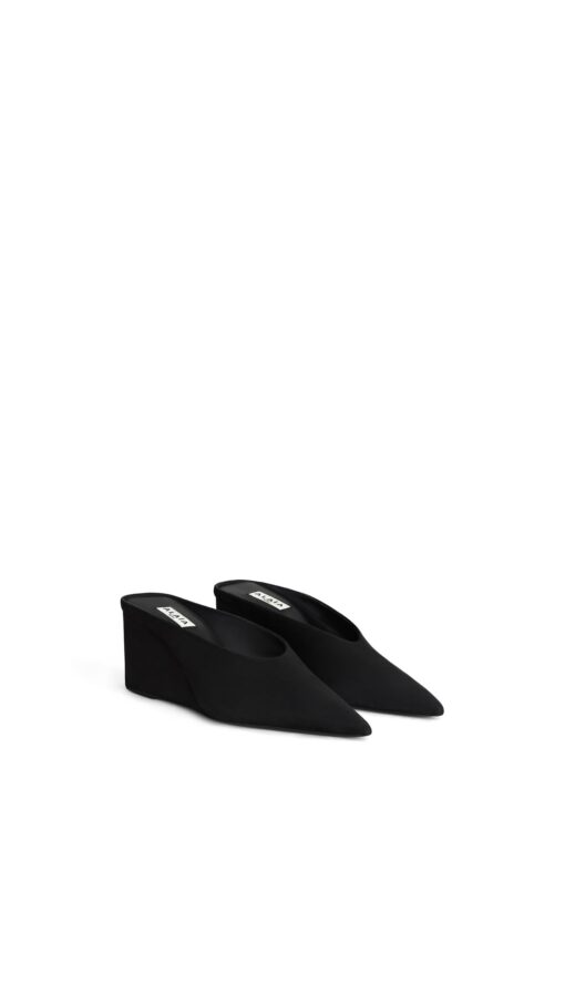 Alaïa Cube Mules Suede Black 2026 | Drip Kickz Alaïa Cube Mules Suede Black - Image 2