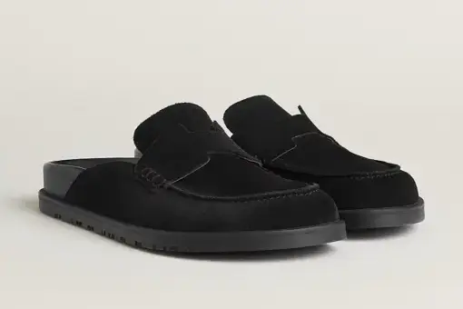 Hermes Go Mule Black