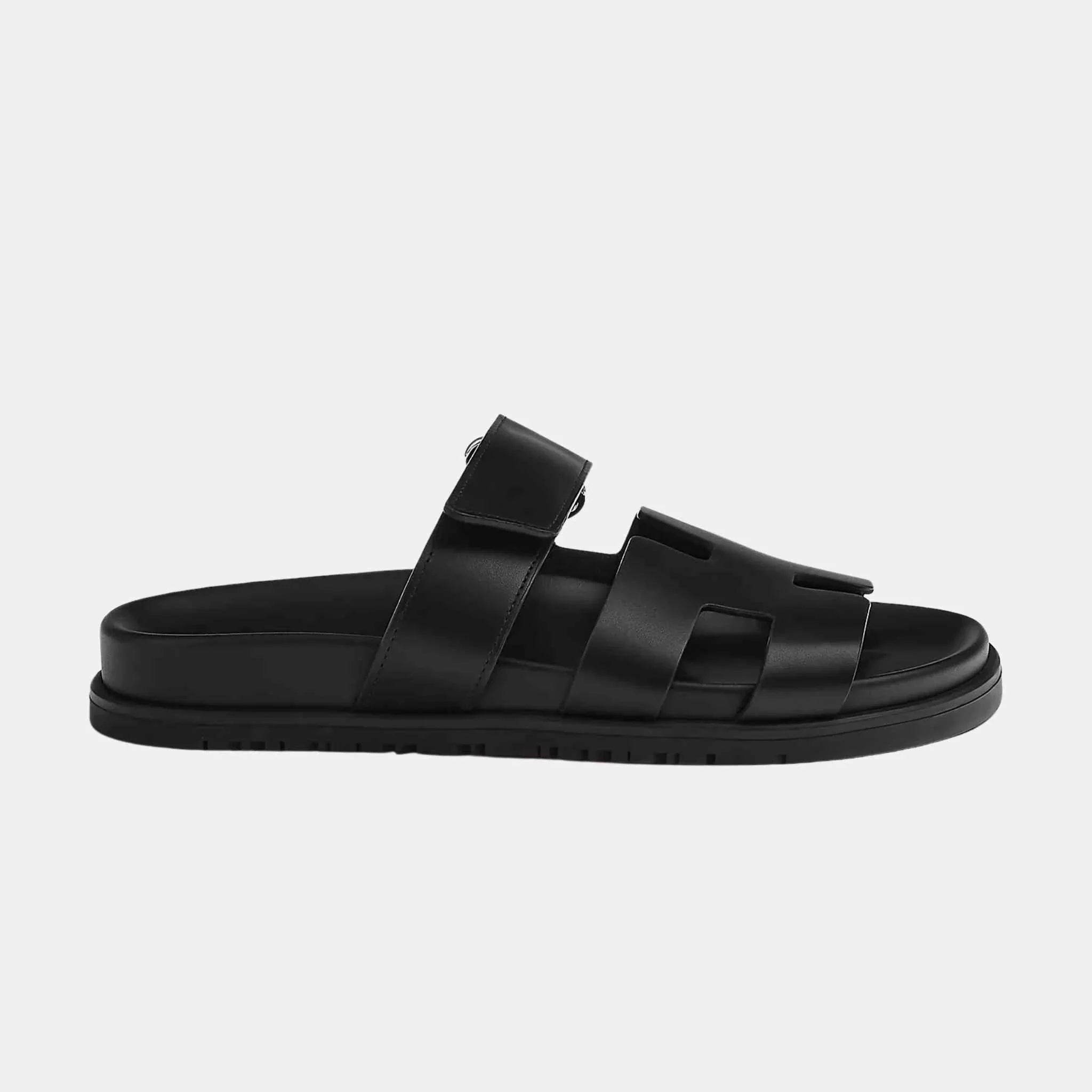 Hermès Chypre Sandals Black 2026 | Drip Kickz Hermès Chypre Sandals Black - Image 2