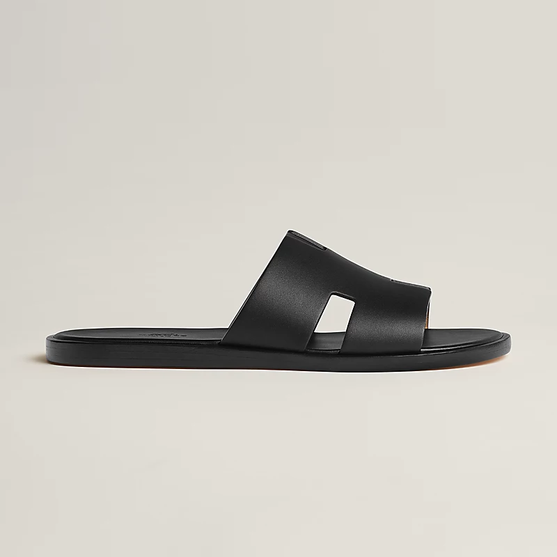 Hermes Izmir Sandals Tan Color Textured Leather Strap 2026 | Drip Kickz Hermes Izmir Sandals Tan Color Textured Leather Strap