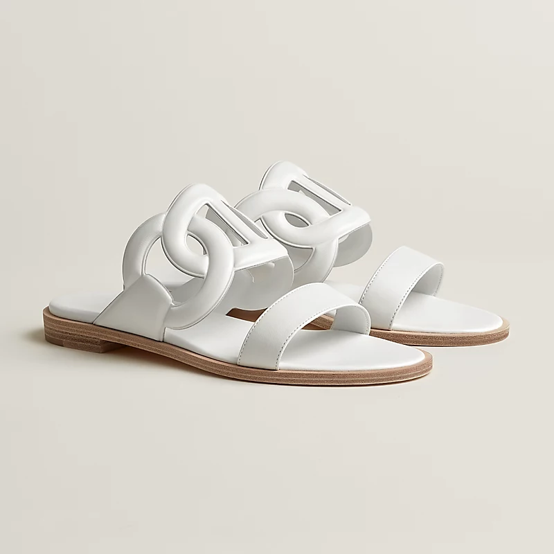 Hermes Lagune Sandal Blanc 2026 | Drip Kickz Hermes Lagune Sandal Blanc - Image 2