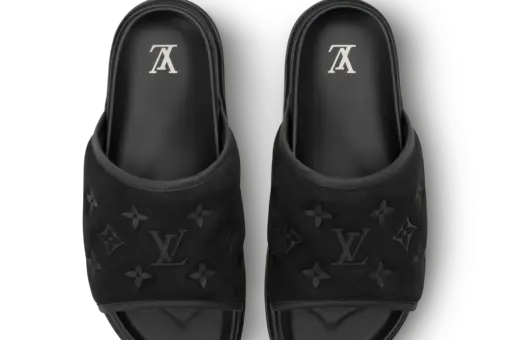 LV Waterfront Mules Black
